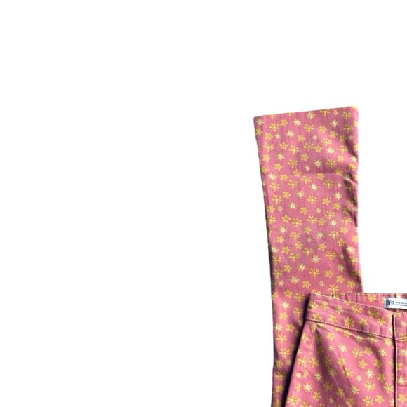 Zara Floral Print Jeans - Picture 3 of 6